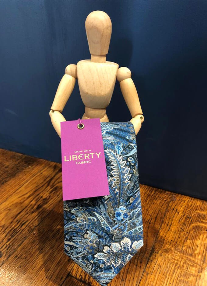 Tie | Grosvenor Voyage | Made with Liberty Fabric