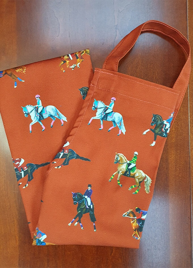 Pure Cotton Aprons | Dressage & Race Horses | Burnt Orange