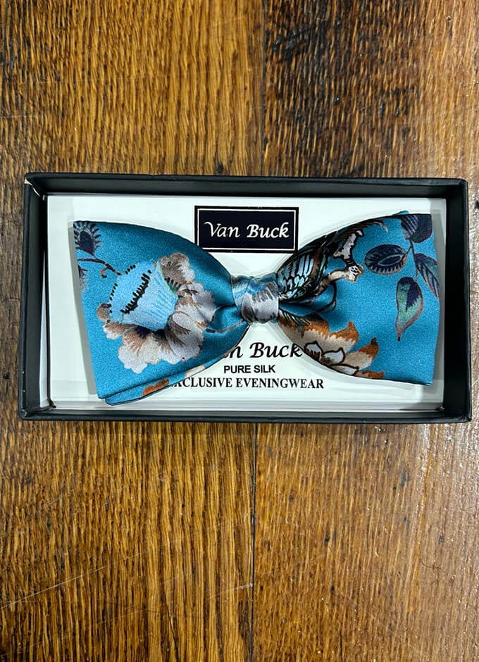 Silk Pre Tied Bow | Jannah | Made with Liberty Fabric