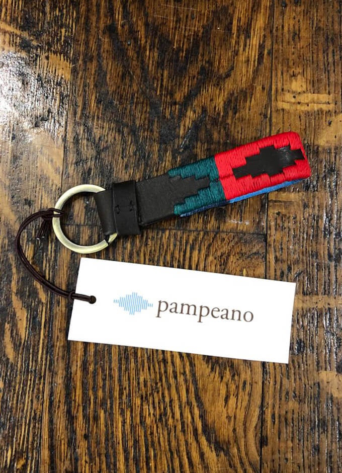 Pampeano | Charro Keyring | Red Multi