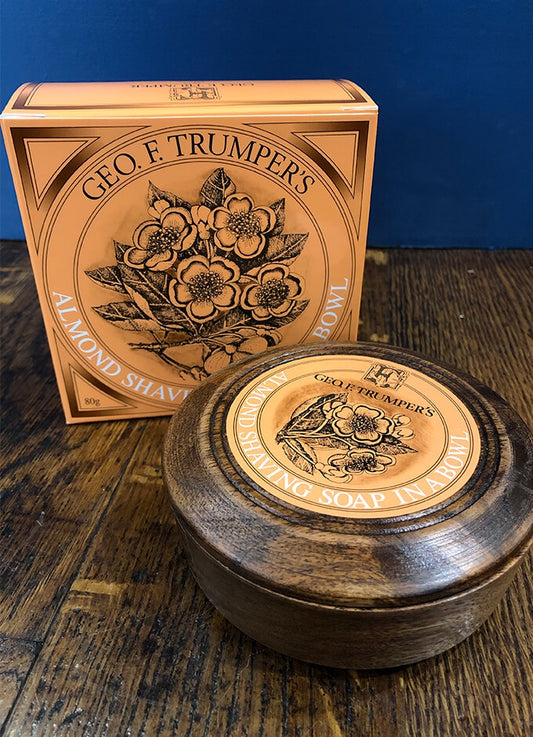 Trumper | Almond Hard Shaving Soap In Wooden Bowl