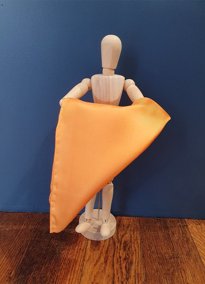 Silk Pocket Square | Orange