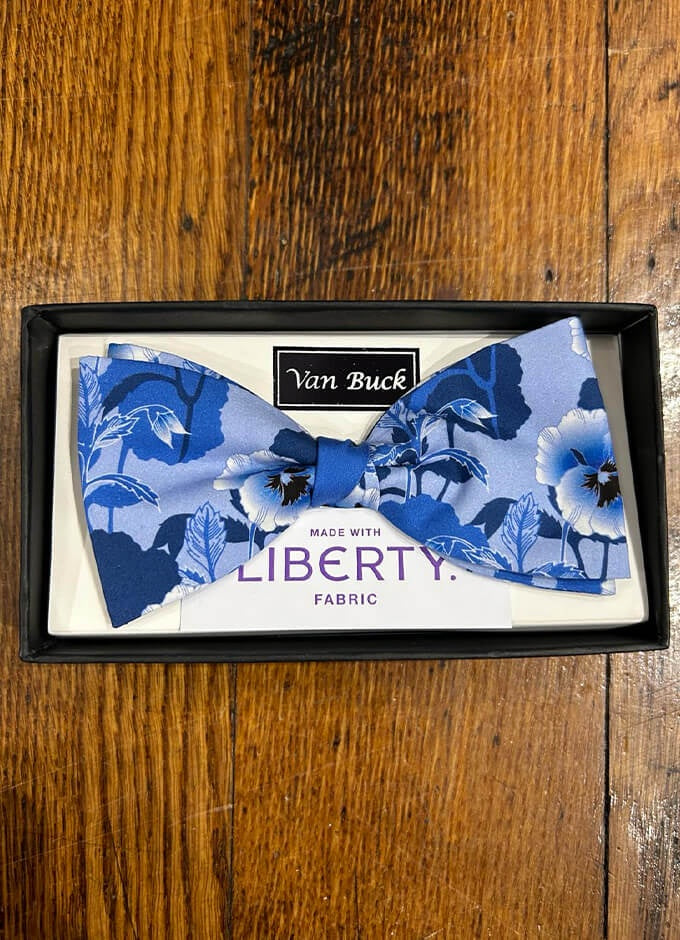 Bow Tie | Pansy Dot | Made with Liberty Fabric