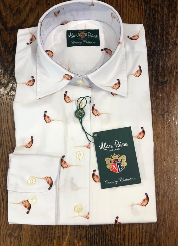 Lawen Ladies Cotton Shirt | Pheasant