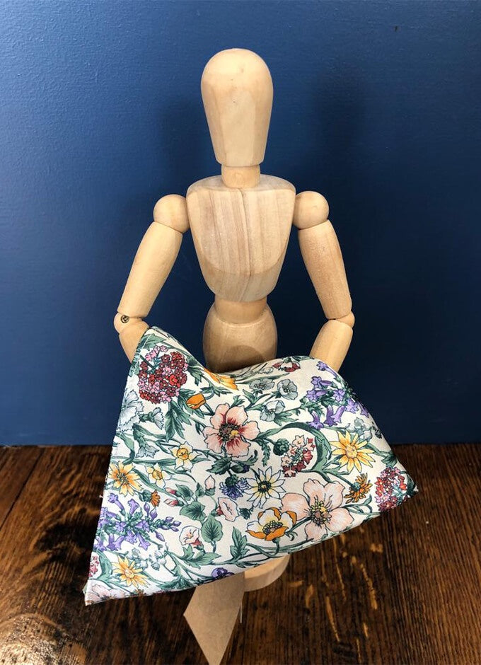 Silk Pocket Square | Rachel Cream | Made with Liberty Fabric