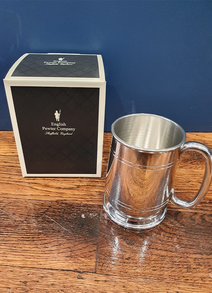 English Pewter | 1pt Cavalier C Handle Tankard
