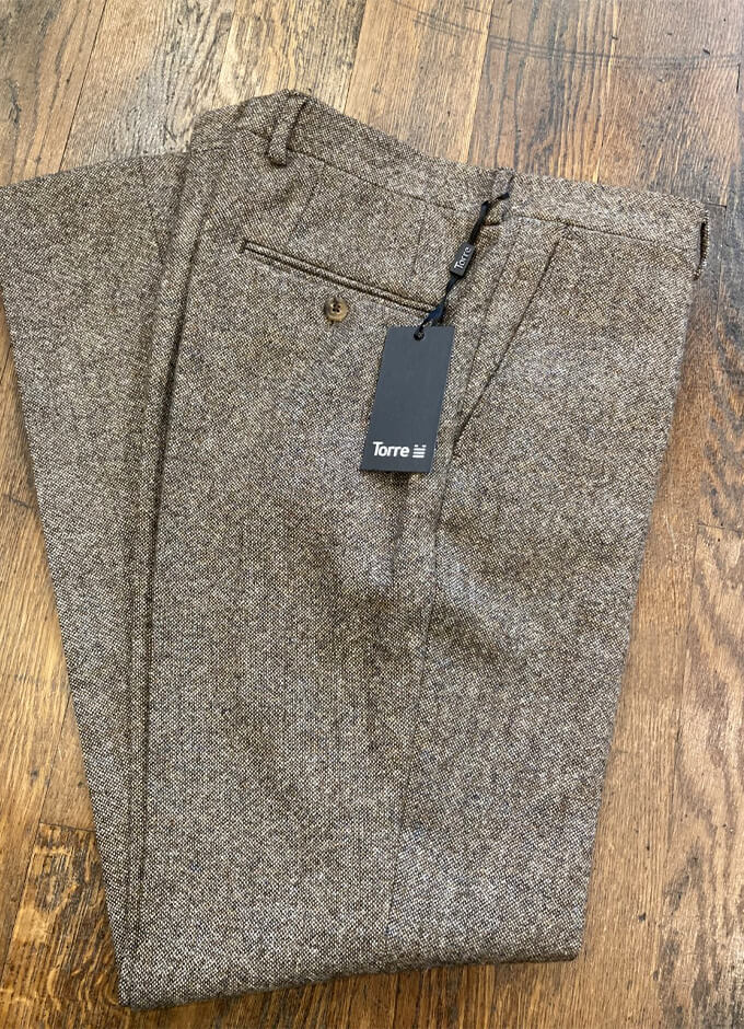 Tiberton Brown Moon Tweed Trouser