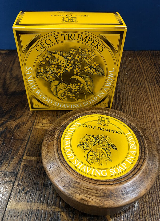 Trumper | Sandalwood Hard Shaving Soap In Wooden Bowl