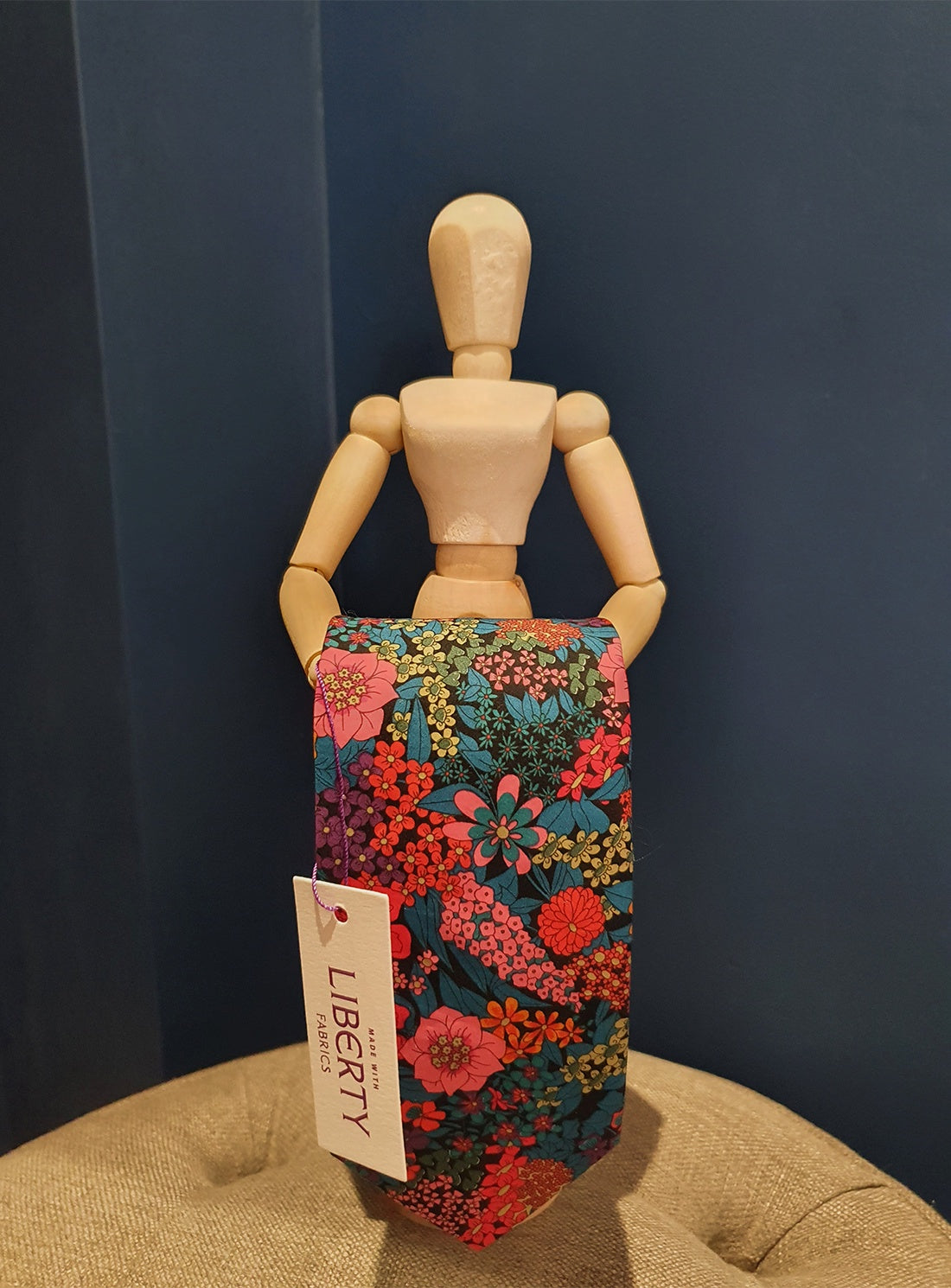 Tie | Ciara Orange Liberty Print