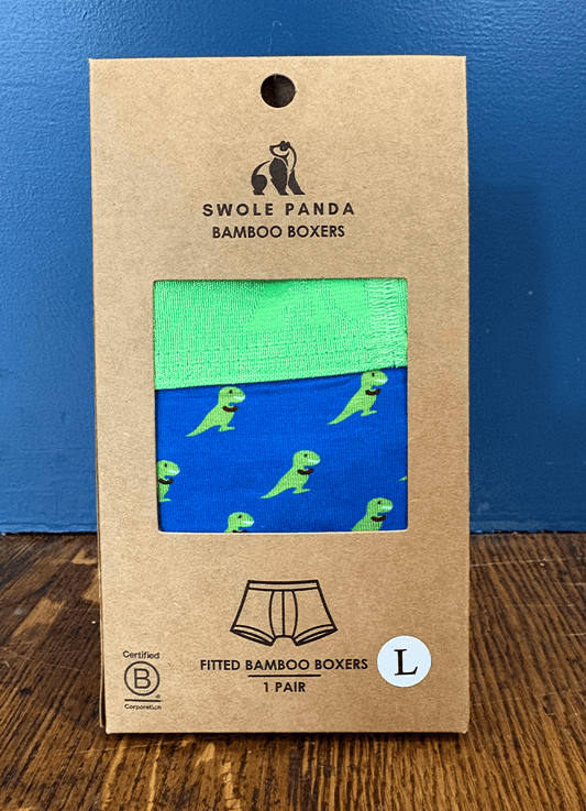 Swole Panda Bamboo Boxers | T-Rex