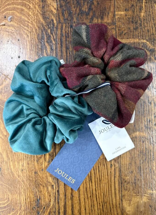 Annika Berry Green 2 pack Scrunchies