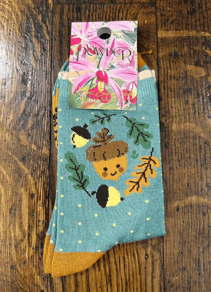 Trainer Socks Happy Acorn | Ice