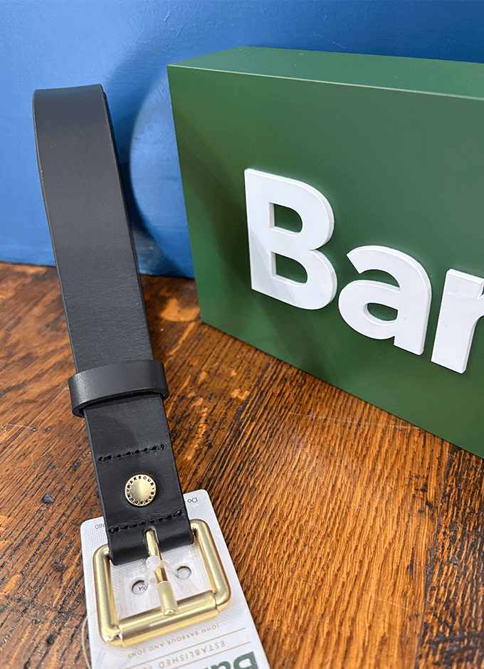 Ladies Allanton Leather Belt | Black