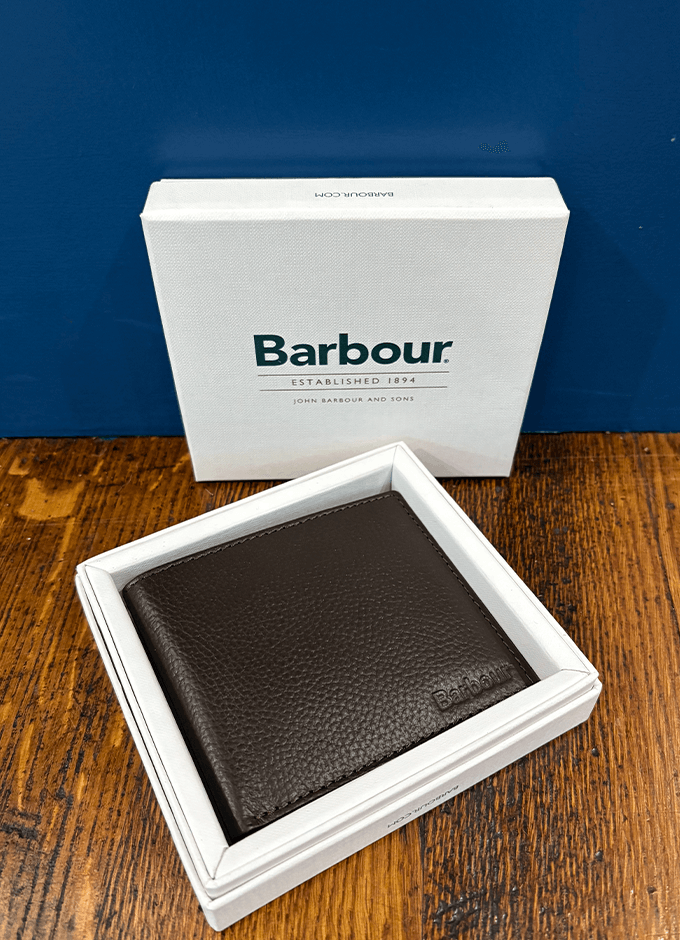 Amble Leather Billfold Wallet | Dark Brown