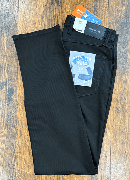 Arne Pipe Denim Jean | Black