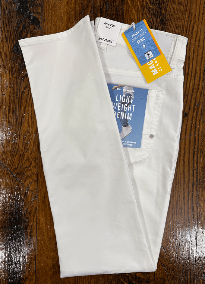 Arne Pipe Jean | White Denim