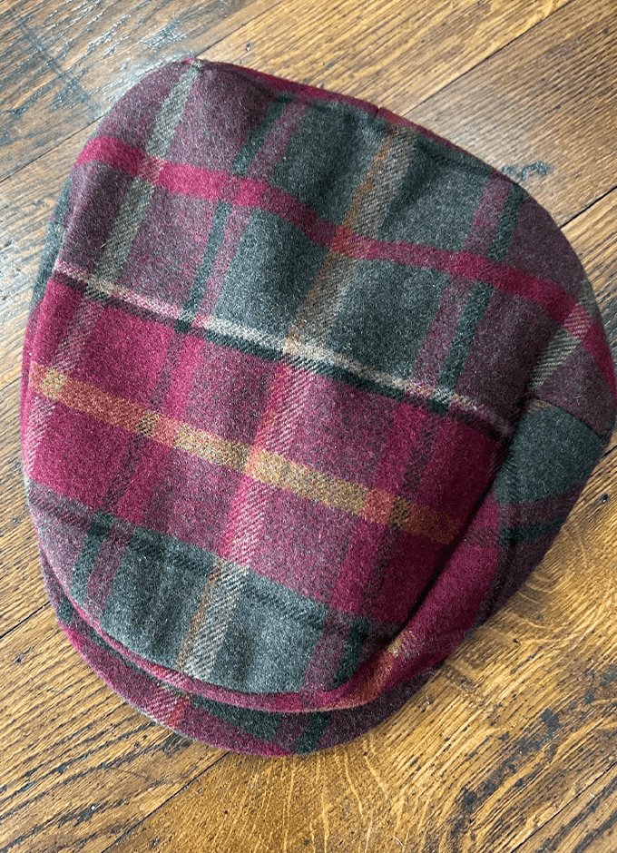 Ashby Tweed Flatcap | Berry