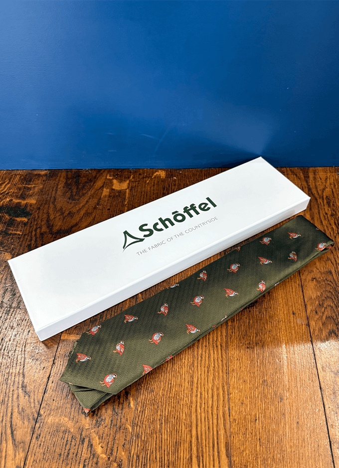 Ashford Silk Tie | Forest French Partridge