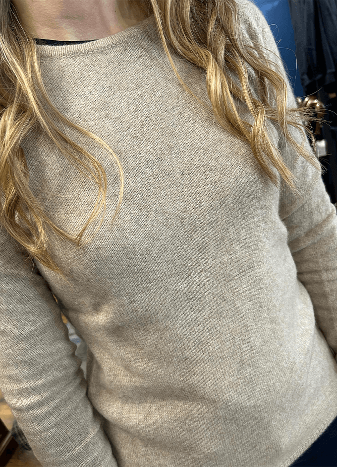 Ashgrove Round Neck Jumper | Mid Brown