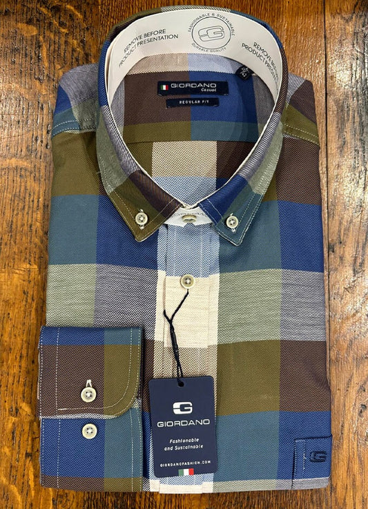 Autumn Check Cotton Shirt