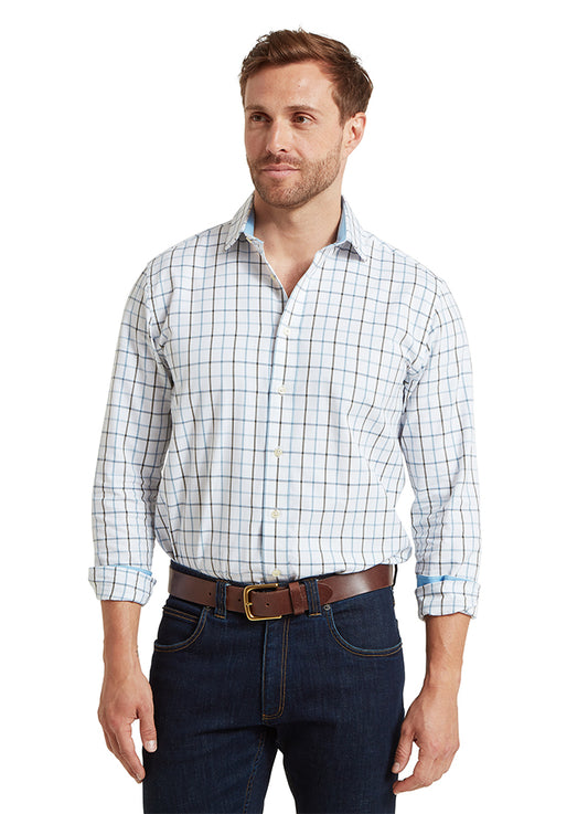 Baconsthorpe Tailored Shirt | Mountain Blue