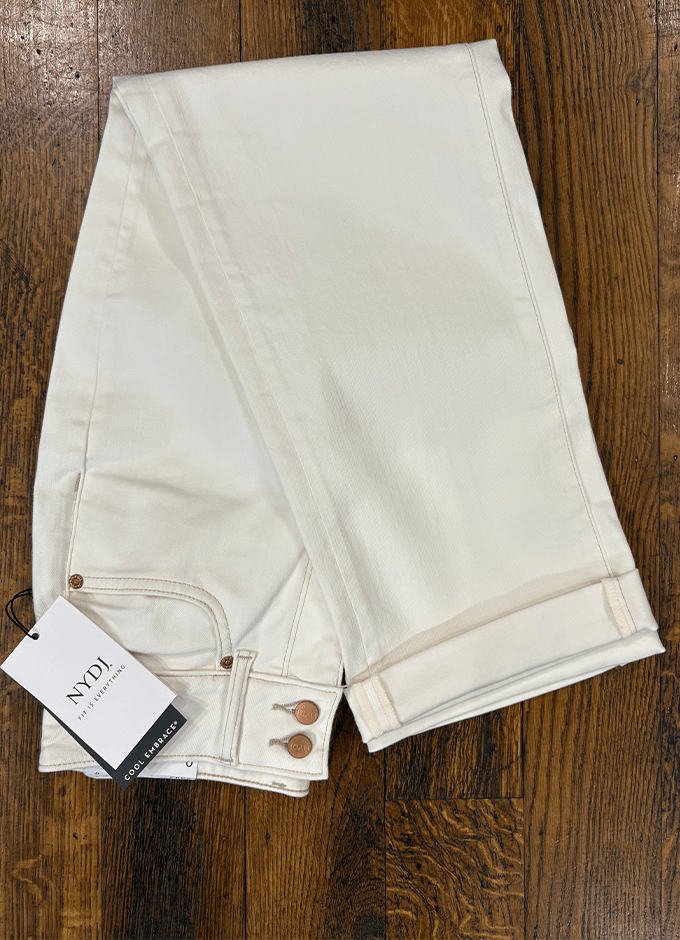 Bailey Relaxed Straight Crop Jeans | Vintage White