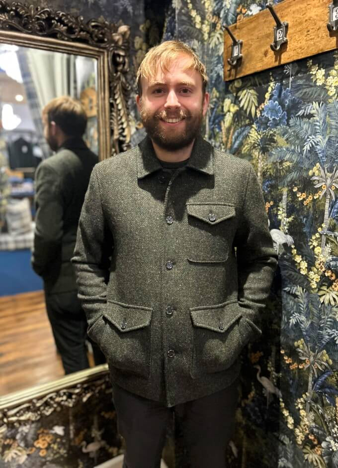 Ballysadare Donegal Tweed Jacket | Green