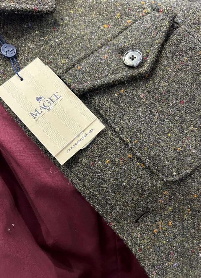 Ballysadare Donegal Tweed Jacket | Green