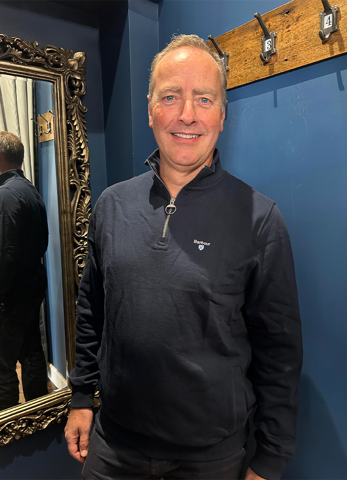 Beckhill Half-Zip Sweatshirt | Navy