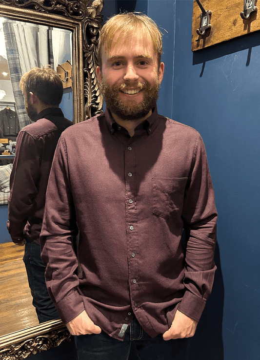 Rodd & Gunn | Barrhill LS Shirt | Mulberry