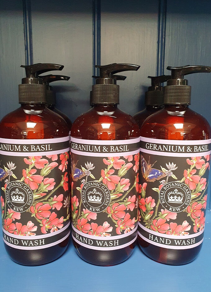 Kew Gardens Geranium & Basil Hand Wash