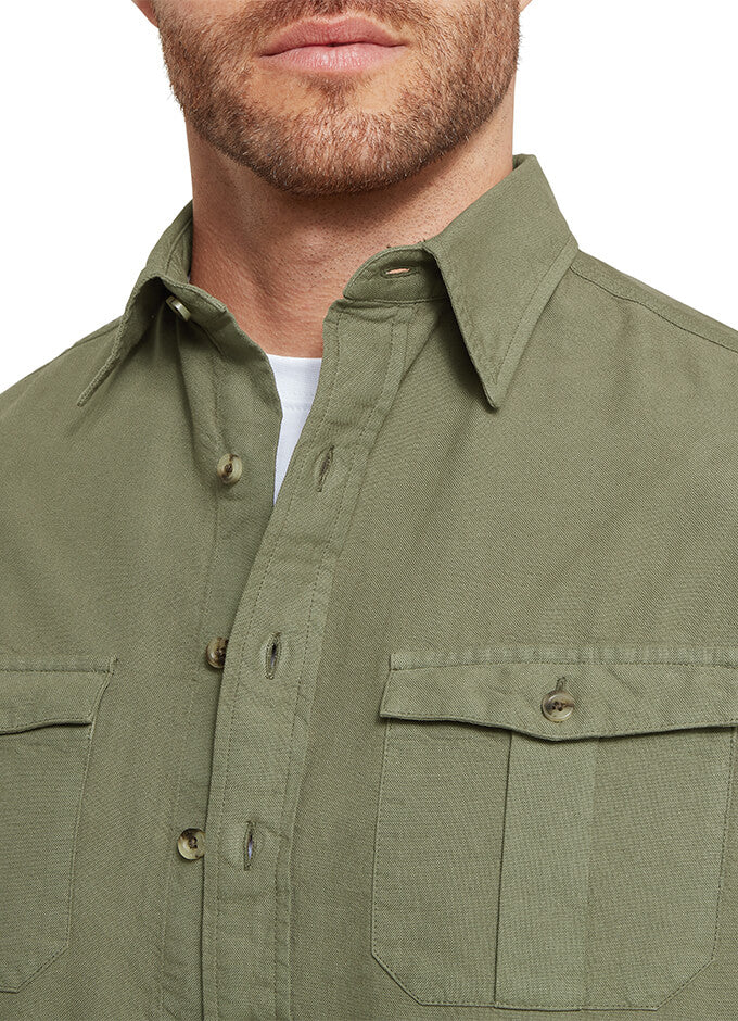 Battlesbridge Shirt | Beetle Green