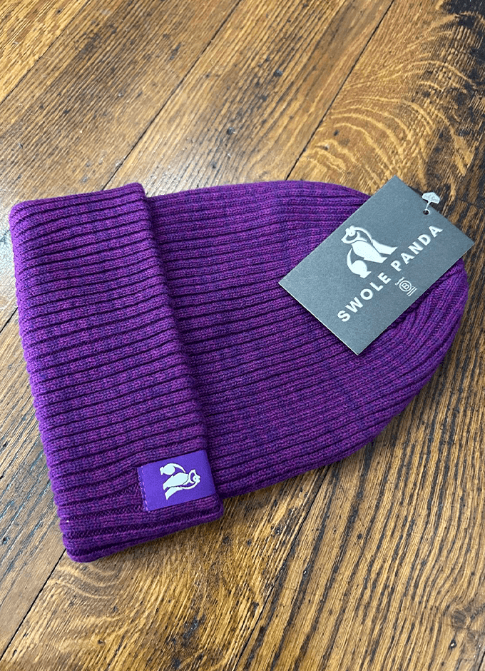 Organic Cotton Beanie | Deep Purple