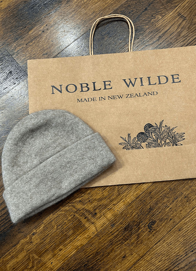 Possum Wool Beanie | Oyster