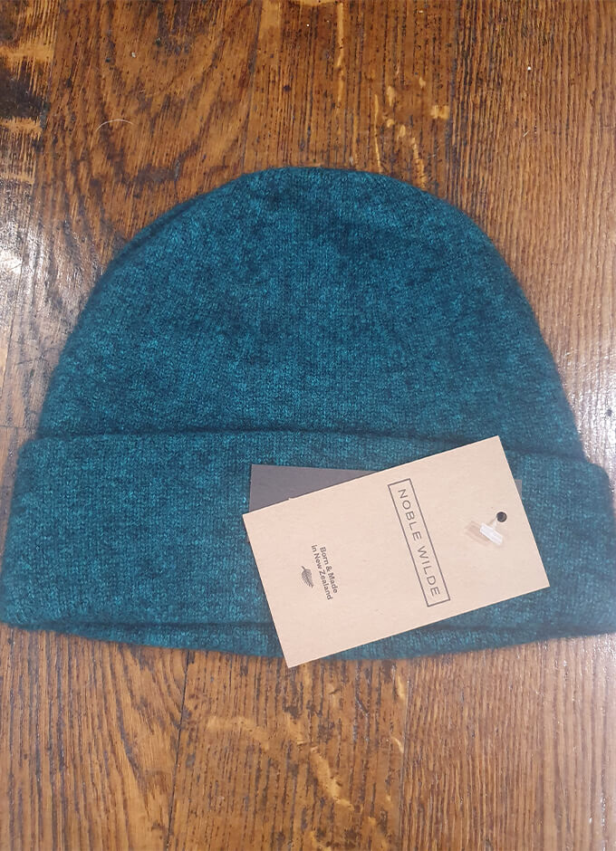 Possum Wool Beanie | Paua