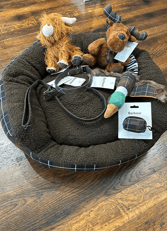 Snuggle Dog Bed 30" | Tartan