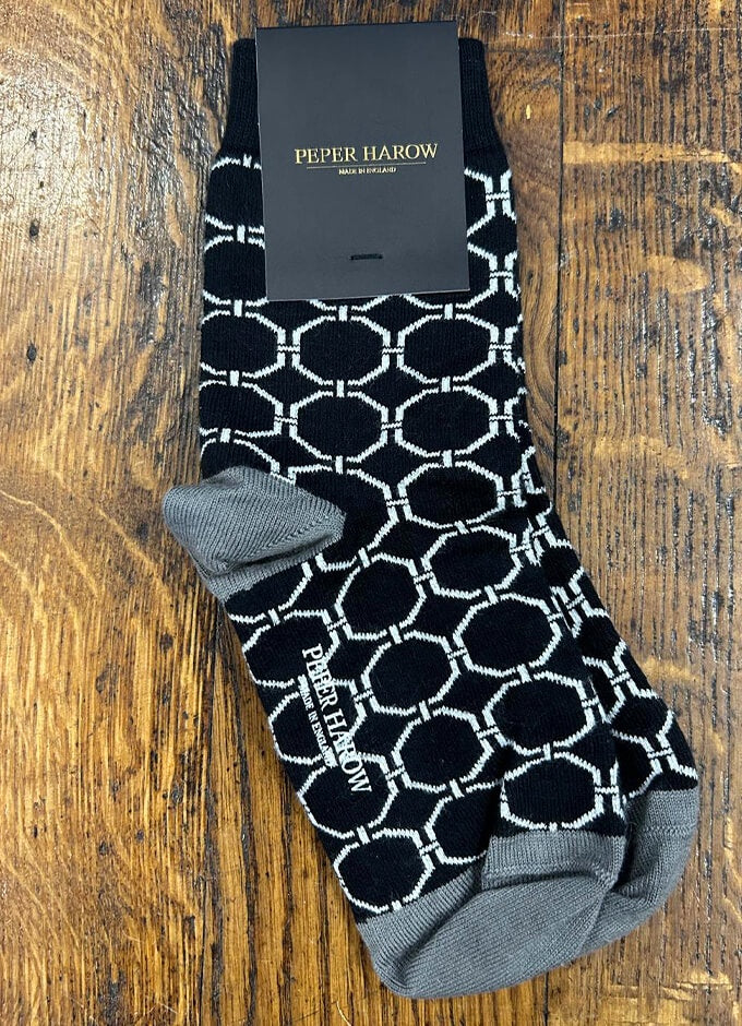 Peper Harow | Beehive Socks | Black