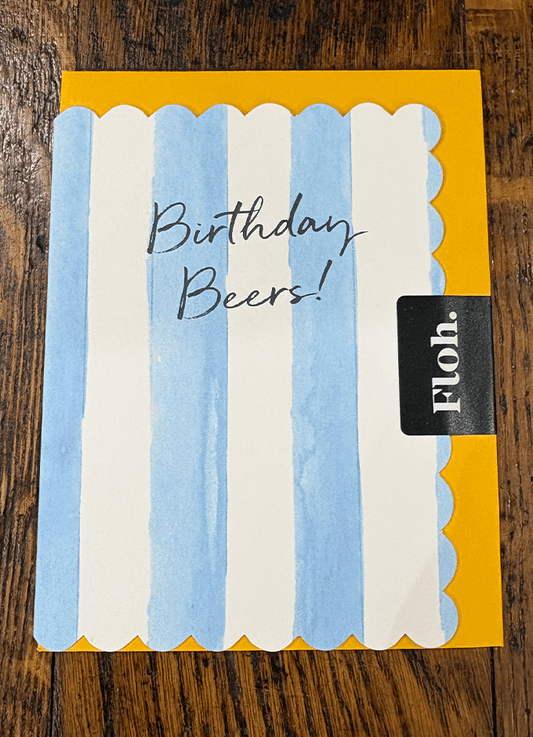 Birthday Beers | Blue | Picky Bits | Card
