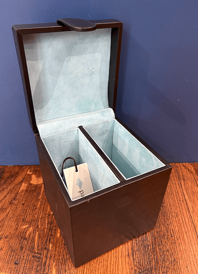 Pampeano Two Belt Box | Black Leather