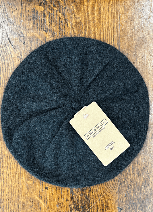 Possum Versailles Beret | Charcoal