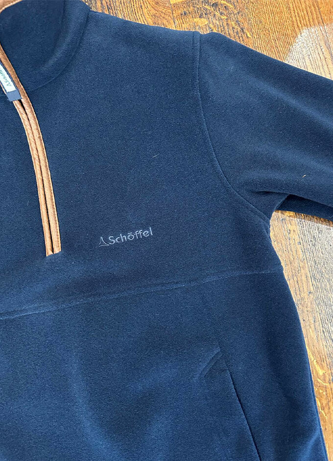 Schoffel | Berkeley 1/4 zip fleece| Navy