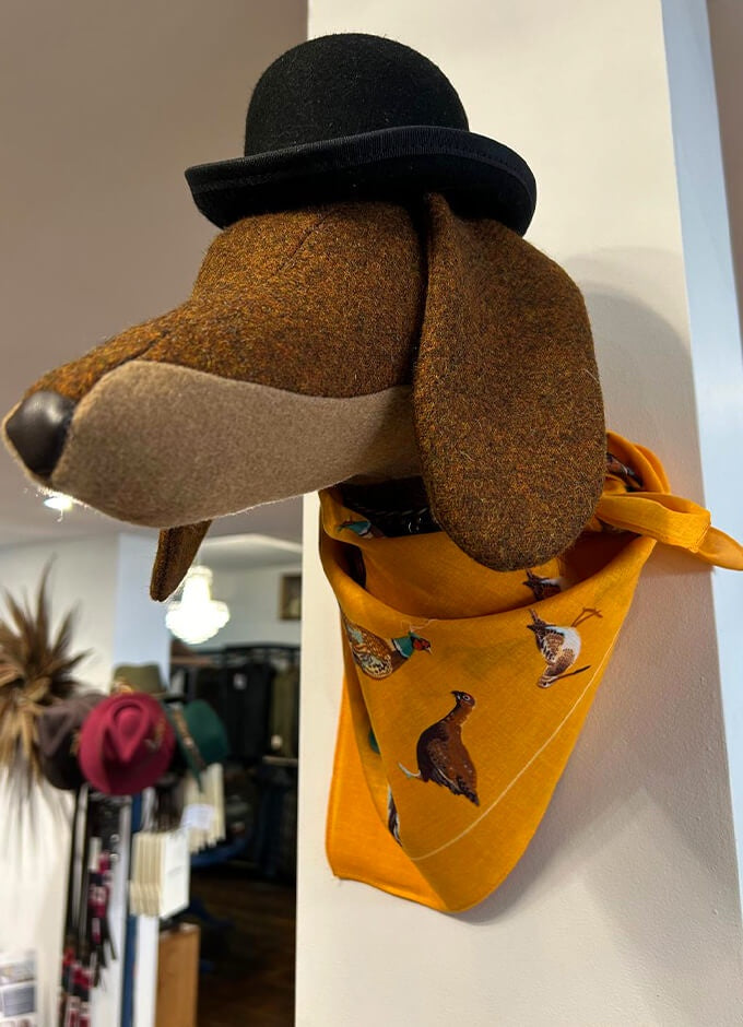 Game Birds Superior Bandana|Mustard