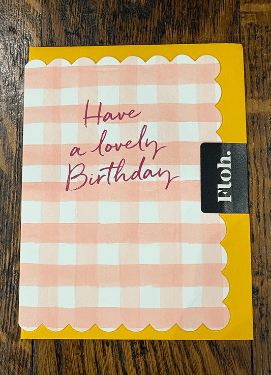 Have a Lovely Birthday | Peach | Picky Bits | Card