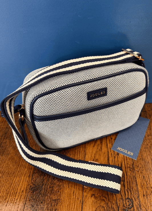 Blair Navy Canvas Cross Body Bag