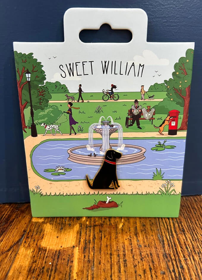 Sweet William | Dog Pin Black Labrador