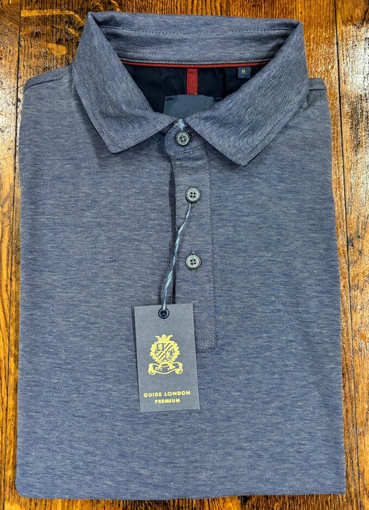 Short Sleeve Polo | Indigo