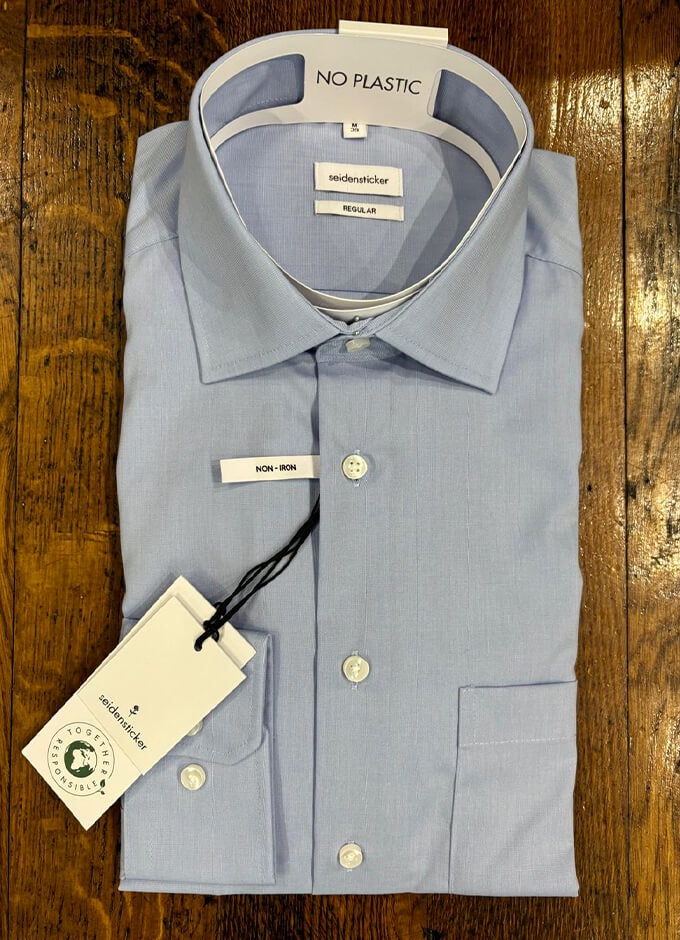 Non Iron Shirt | Regular | Blue