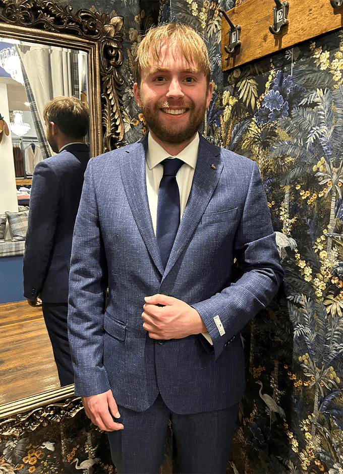 Grafton 2-Piece Suit | Blue Check