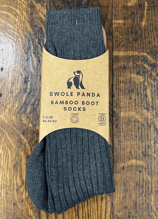 Bamboo Boot Socks | Marl Grey