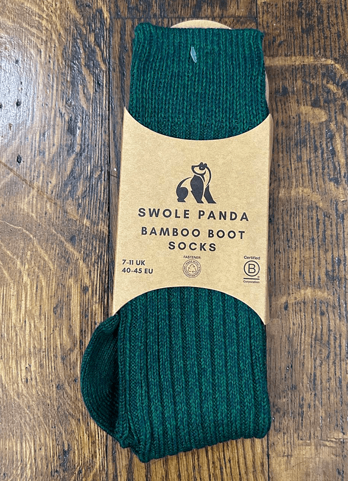 Bamboo Boot Socks | Racing Green